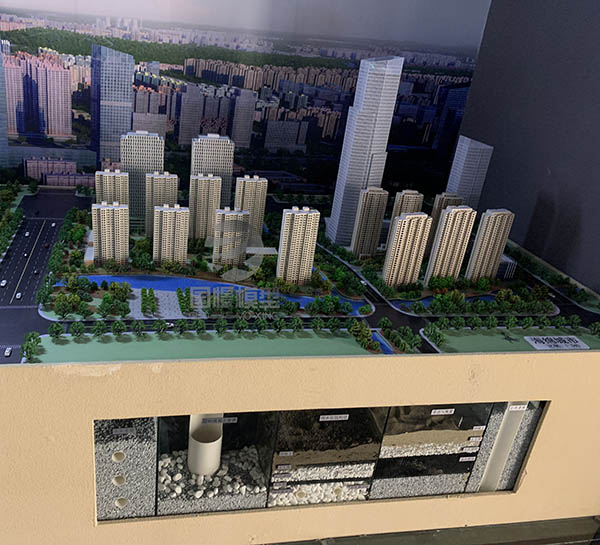 东明县建筑模型